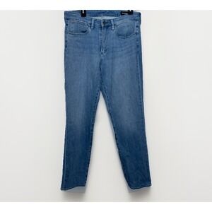 Bonobos Jeans Mens 34x34 Blue Casual Athletic Faded Denim Pants Tapered Leg